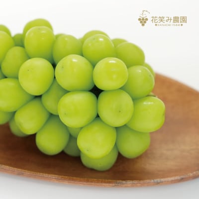 【岡山県産】花笑み農園 の『シャインマスカット』1kg(2房)　S-1　9月下旬～順次発送