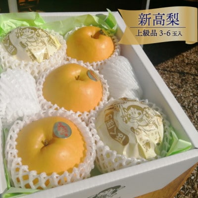 【きよとうファーム】新高梨 上級品/3-6玉入(岡山県産)