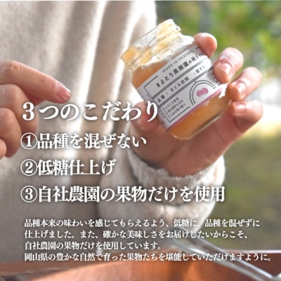 【期間限定】岡山県産 果樹園のこだわり果実ジャム 6種セット 希少品種の果物をまるごと楽しめるギフト