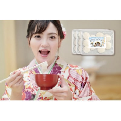 正月用 12月22〜25日発送 冷凍 丸餅 30個 (10x3) ひめのもち 岡山 蒜山高原