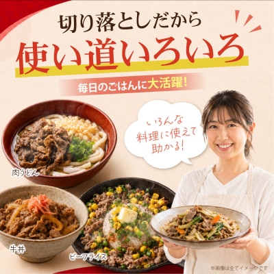 【訳あり】博多和牛　切り落とし800g (400g×2パック)