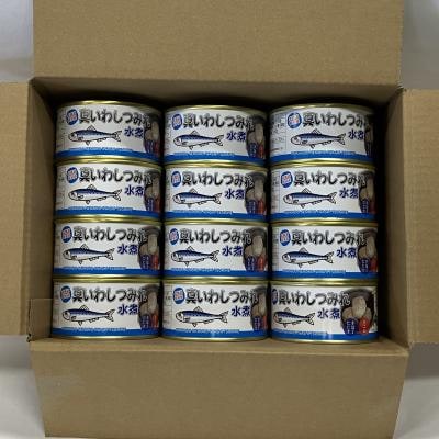【北海道根室産】真いわしつみれ水煮160g×12缶 B-78030
