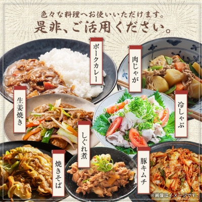 鹿児島県産 豚肉切り落とし (計4kg )