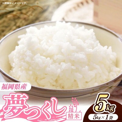 令和8年産 福岡県産米 夢つくし 5kg (5kg×1袋) 精米
