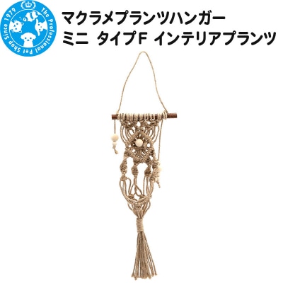 マクラメプランツハンガー ミニ タイプF インテリアプランツ|09_chm-cu0101