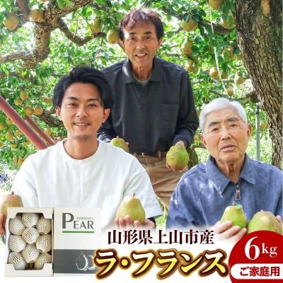 訳あり(ご家庭用) 西洋梨 ラフランス 6kg 0078-2614