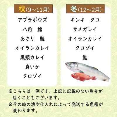 北海道産 旬の魚介 5種以上 豪華 お楽しみ詰め合わせ セット