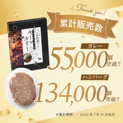 神戸牛100% プレミアムハンバーグカレー セット 国産 肉 牛肉  冷凍[No5698-1496]