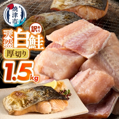 厚切りカット!天然 白鮭 甘口 切身 約1.5kg(a10-1311)