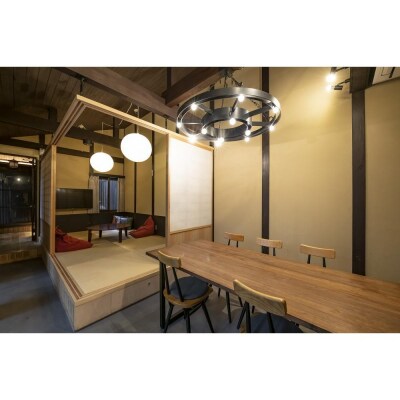 【高島屋選定品】〈立志社〉京町家一棟貸し 1泊朝食付古民家グランピングペア宿泊券