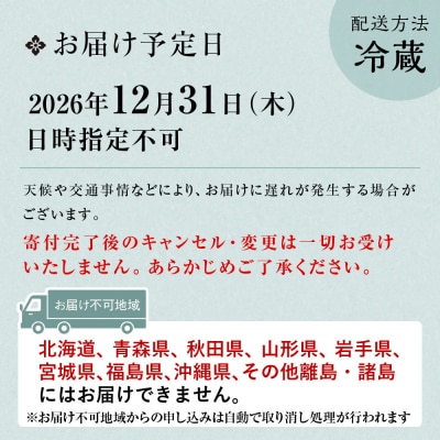 【祇園末友】おせち1段重 1～2人前|京都 祇園 人気おせち