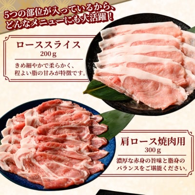 古河市産ローズポークバラエティセット2.0kg【全国銘柄食肉コンテストで最優秀賞を受賞】 _AD01