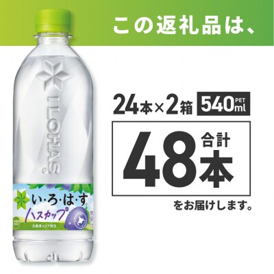 い・ろ・は・す ハスカップ　540mlPET×48本_hs137-031
