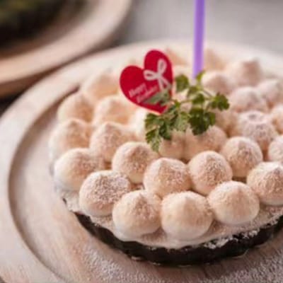 ペットフード【贈り物】【お誕生日】鹿肉のタルトケーキ風(12cm)～ white ～