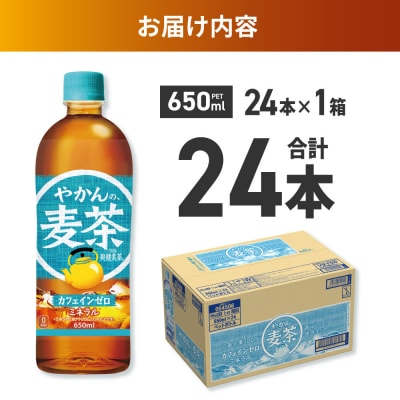 やかんの麦茶 from 爽健美茶 650mlPET×24本_hs137-074