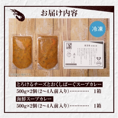 竜宮の賄い海鮮スープカレー×とろけるチーズとおくしばーぐのスープカレー_hs026-007