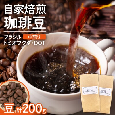 ブラジル　トミオフクダ・DOT【中煎り】(豆)200g_hs446-001