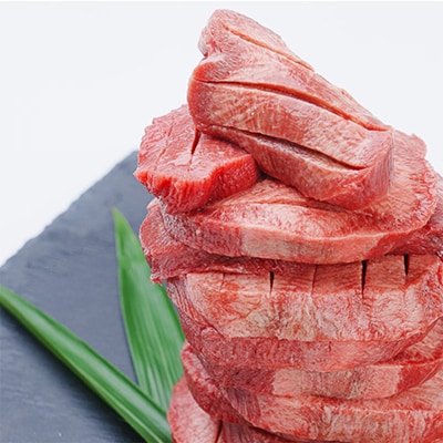 ねぎ塩味の厚切り牛タン500g(水上村)