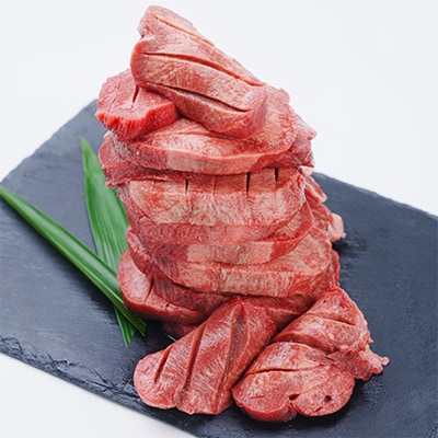 ねぎ塩味の厚切り牛タン500g(水上村)