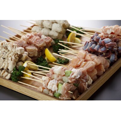 7種の焼き鳥　60本盛合せ　約1650g(水上村)