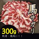 馬肉　サガリ　カルビ焼肉用(ヒモ肉)　300g(水上村)
