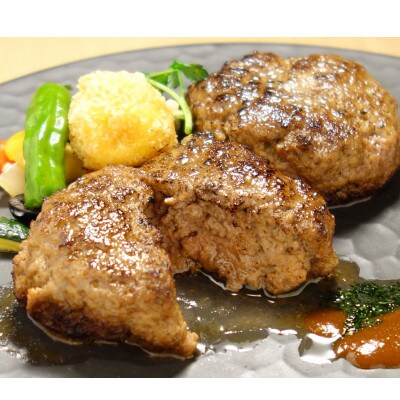 あか牛100%ハンバーグセット(あか牛ハンバーグ120g×6個 あか牛のたれ200ml)(水上村)