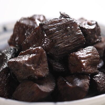 炭火焼牛タン先コロコロカット　100g×10P　計:1.0kg(水上村)
