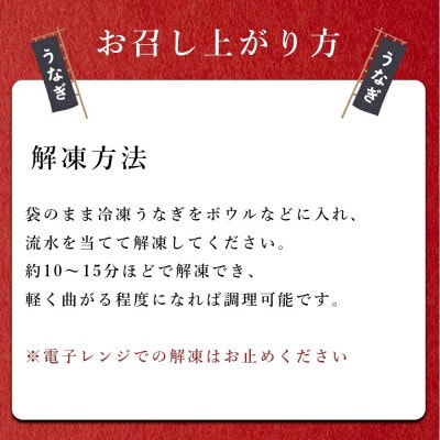 寄郎屋の炭火焼き　うなぎ　かば焼き　2尾　合計約300g(水上村)