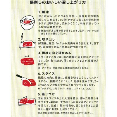 【カナダ産国内肥育】熊本直送　馬刺し　ブロック肉　赤身200g+大トロ200g(水上村)