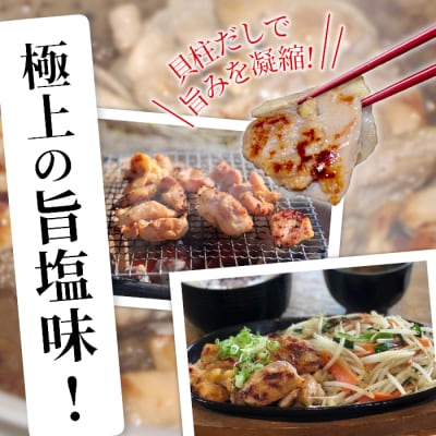 田口塩鶏 国産 若鶏味付け肉 2種セット 900g(せせり200g×2・もも250g×2)奥三河どり