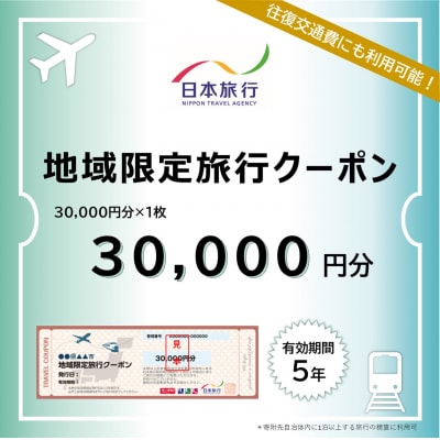 福岡県糸島市 日本旅行 地域限定旅行クーポン30,000円分 [AOO002]