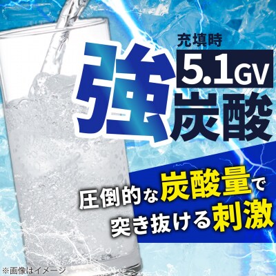 【全3回定期便】強炭酸水 プレーン 500ml × 24本  糸島市/スターナイン[ARM009]