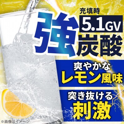 【全6回定期便】強炭酸水レモン500ml×24本 スターナイン 炭酸水[ARM013]