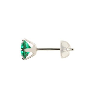 【京セラ】クレサンベール〈エメラルド〉ピアス【0.72CT/PT900】(ジュエリー)