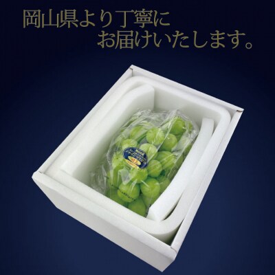 9・10月発送 高級品シャイン マスカット 晴王 1房 約600g 岡山県産 [21B2010]
