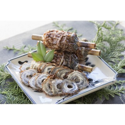 <伊予蒲鉾　鯛皮ちくわ、添加物不使用うす塩味手押しじゃこ天セット>　練り物　天ぷら　郷土料理　魚