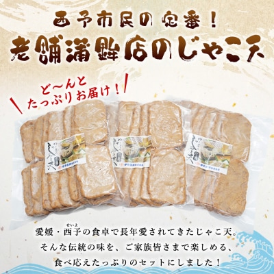 <大容量 じゃこ天 45枚セット> メインディッシュにも!35g×15枚入り×3パック じゃこてん 