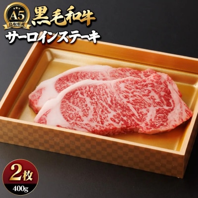 A5鳥取県産黒毛和牛サーロインステーキ(2枚)