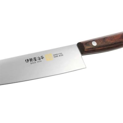 【伊勢屋治平】ペティ150mm  モリブデン鋼 マホガニーパッカー柄 (E-2)