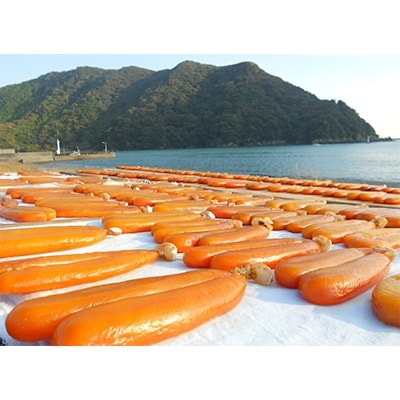 宮進商店謹製【金撰】天日熟成　本からすみ140g以上【高級珍味】じっくり熟成された薄塩旨味