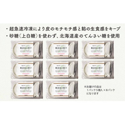 葉ニンニクと四万十豚で作った餃子(8パック8人前)【添加物不使用】