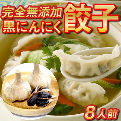黒ニンニクと四万十豚で作った餃子(8パック8人前)【添加物不使用】