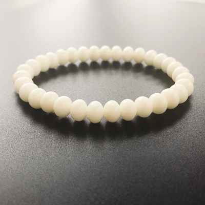 白サンゴみかん珠ブレスレット