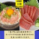 【毎月定期便】『魚の町』高知県須崎市からキハダ鮪1kgとネギトロ1kgを交互にお届けします全4回