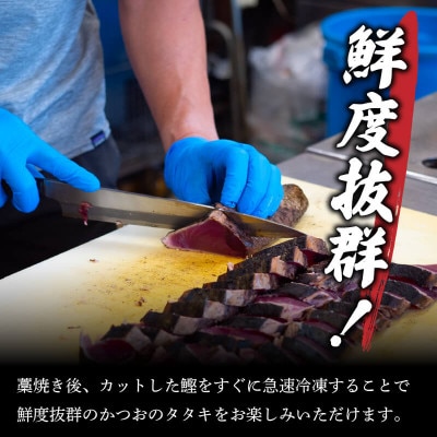 【急速冷凍】鮮度抜群!かつおのタタキ100g 6枚セットと塩2袋