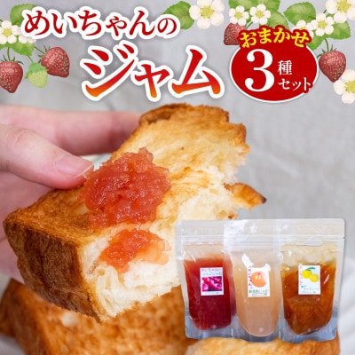 手作りジャム・マーマレード おまかせ 3種セット 季節の果物