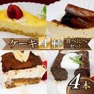 4種のケーキセット (クランブルチーズケーキ バスクチーズケーキ チョコレートテリーヌ ティラミス)
