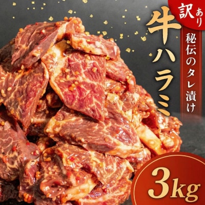 高知県 須崎市 牛ハラミ味付け3kg 須崎の恵み