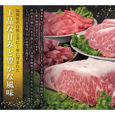 博多和牛 ロースサイコロステーキ用400g