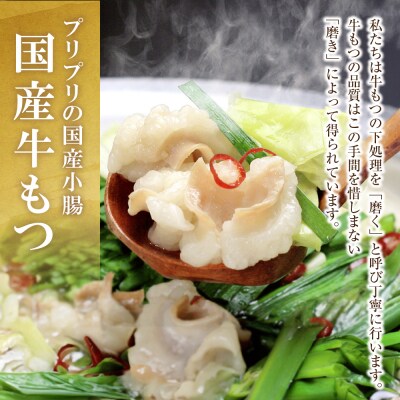 おどろきっちん 博多明太もつ鍋セット(九州醤油仕立て) 4～6人前